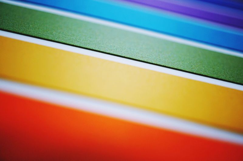 Full frame shot of color swatch