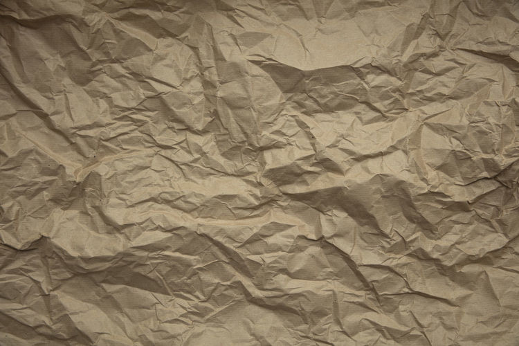 Full frame shot of crumpled paper