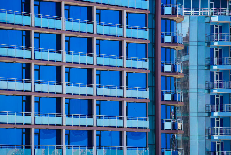 Low angle view of modern building