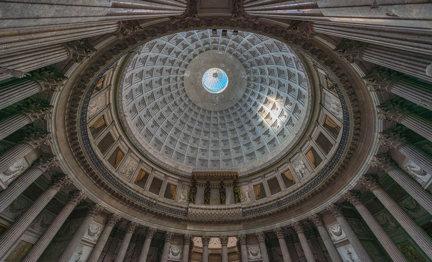 Low angle view of dome of building