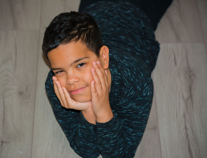 Portrait of smiling young man