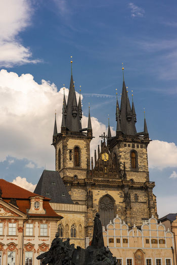 Church of our lady before tyn in prague europe architecture and streets.