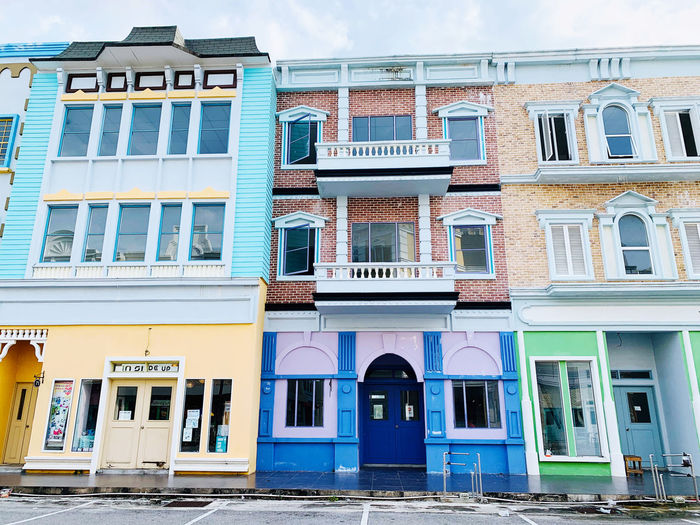 Colourful buildings 