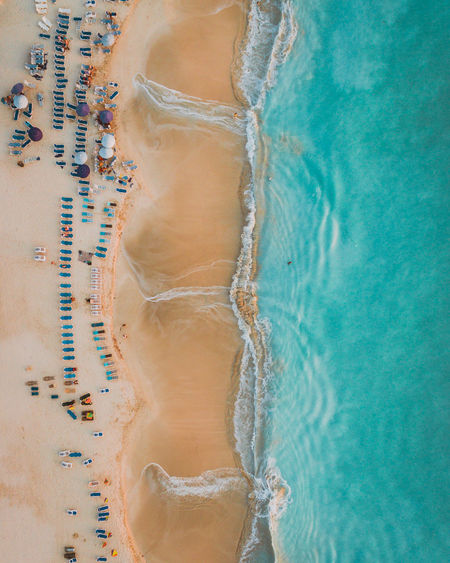 Aerial view of beach