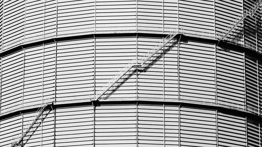Full frame shot of industrial building