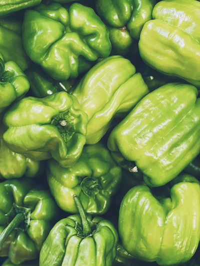 Full frame shot of bell peppers