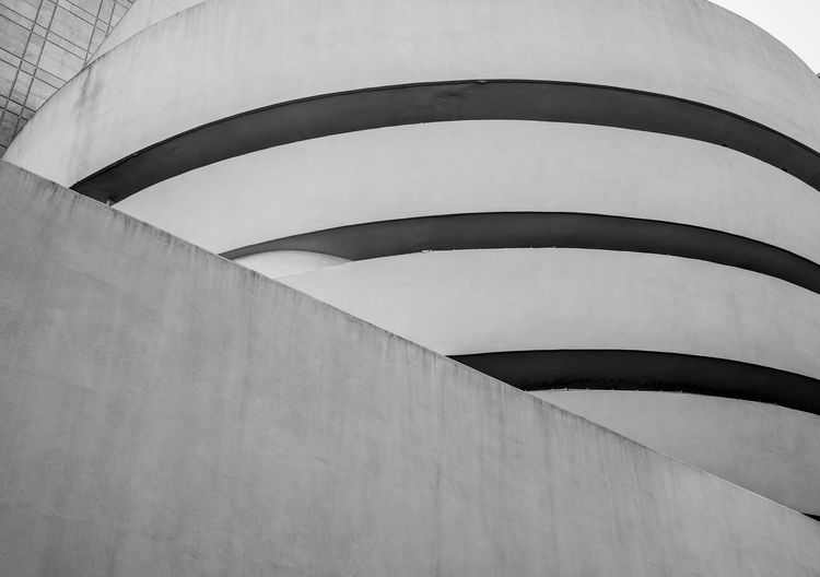 Low angle view of spiral staircase