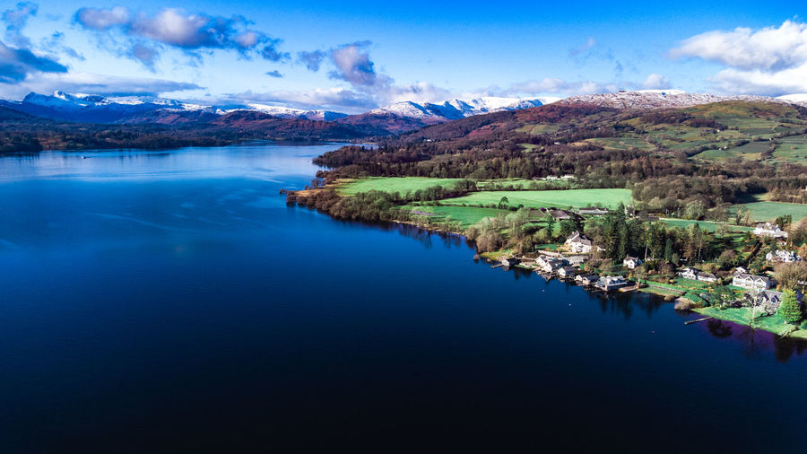 Stunning view of lake windermere