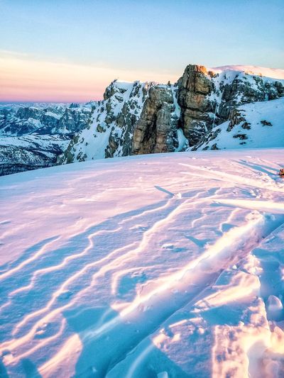 Snow covered landscape