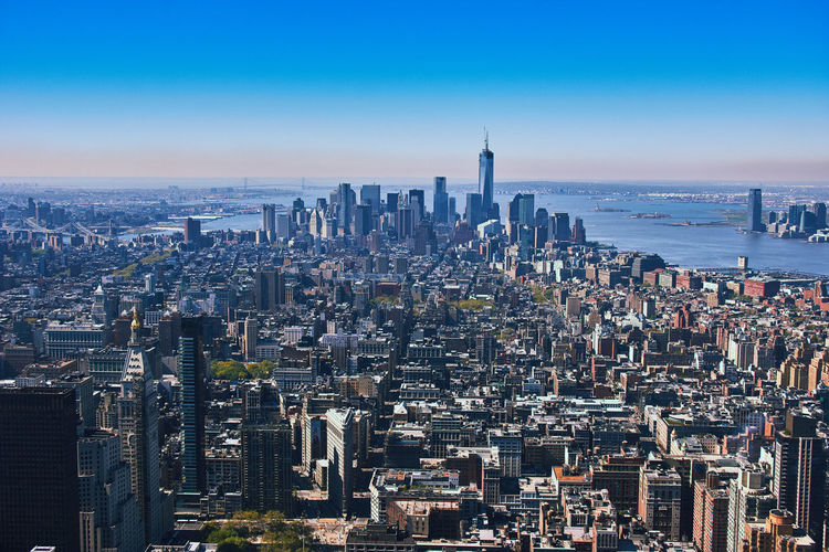 Aerial view of cityscape