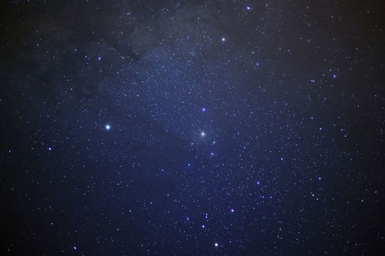 Low angle view of stars in sky