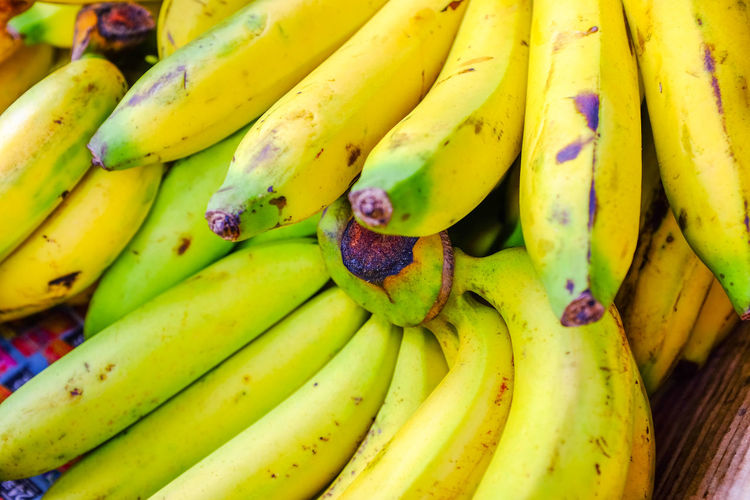 Close-up of bananas in market