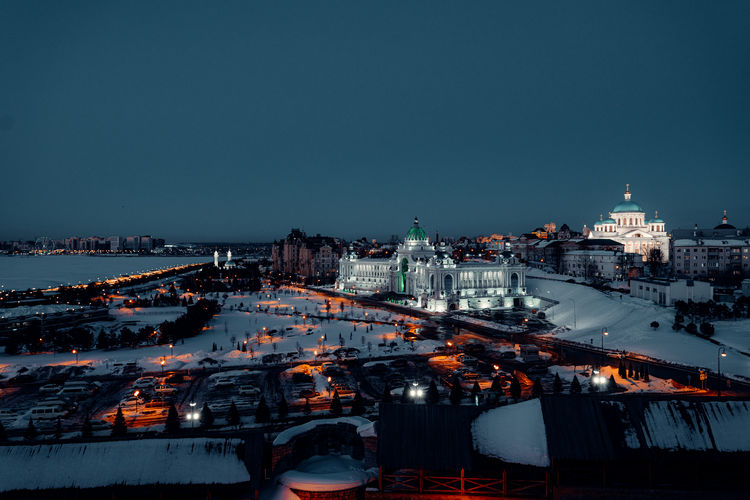 Night kazan, russia