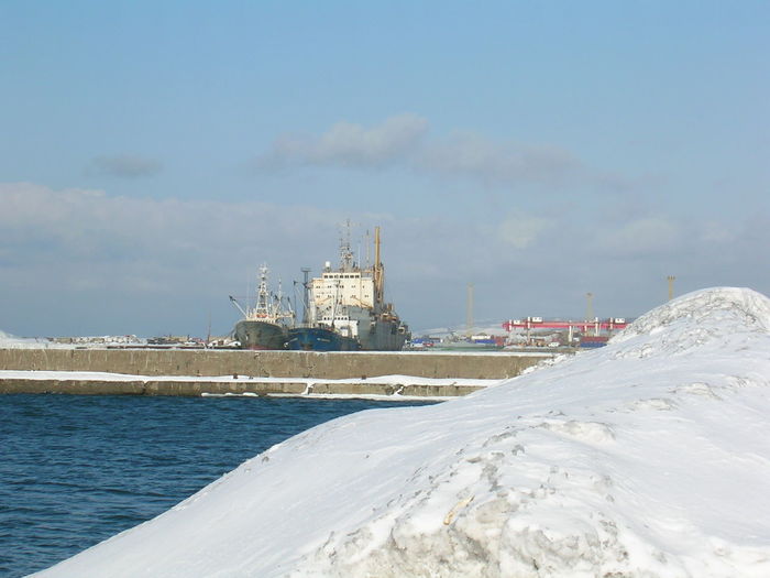 Winter in port