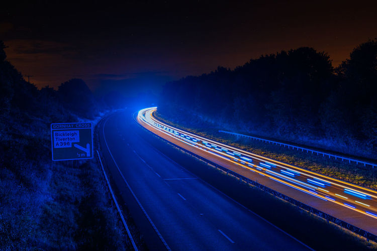 Emergency light trails