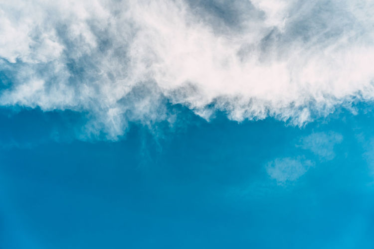 Low angle view of clouds in sky