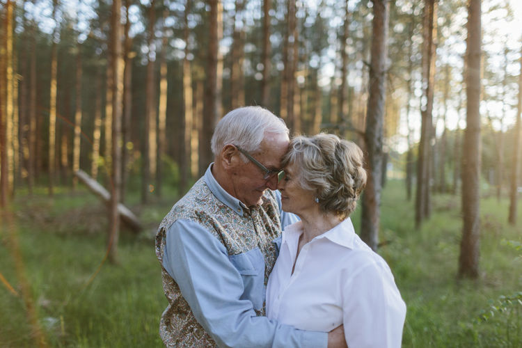 Senior couple together
