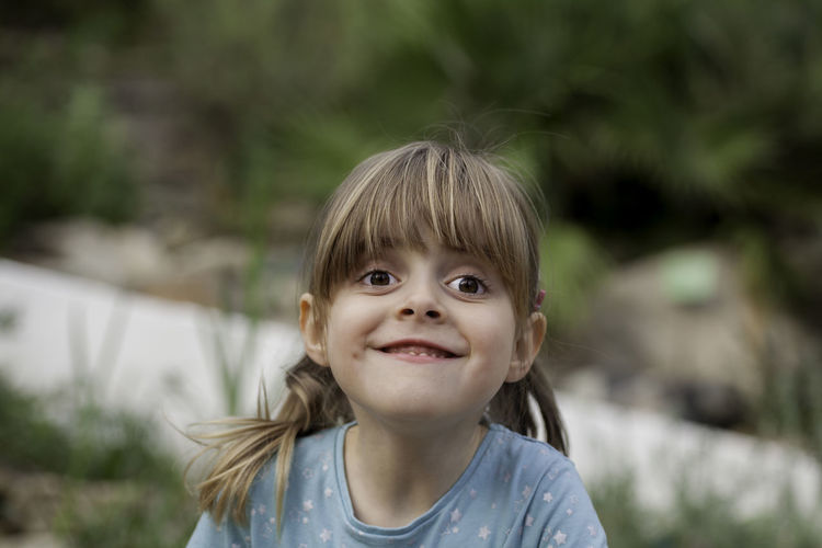 Portrait of a smiling girl