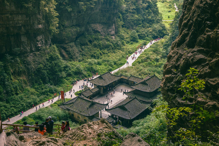 Wulong karst national geology park unesco nature world heritage in chongqing, china