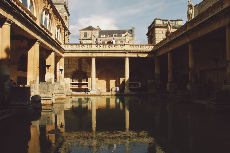 Exterior of roman baths