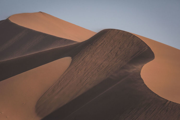 Close-up of sand dune