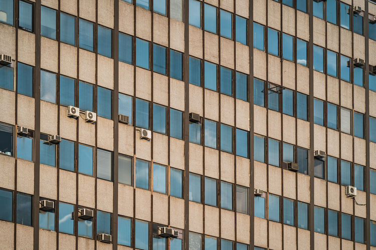 Full frame shot of modern building