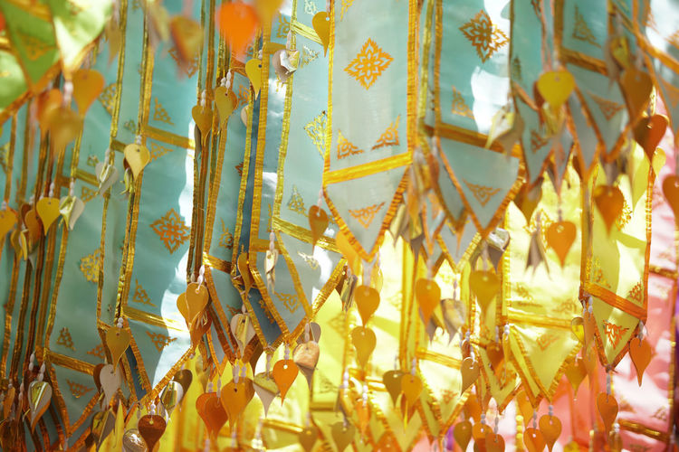 Close-up of decorations