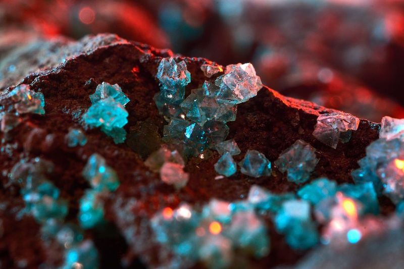 Close-up of crystals