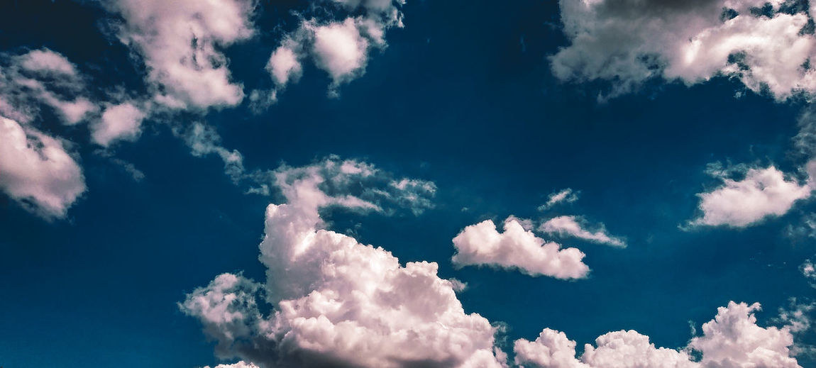 Low angle view of clouds in sky