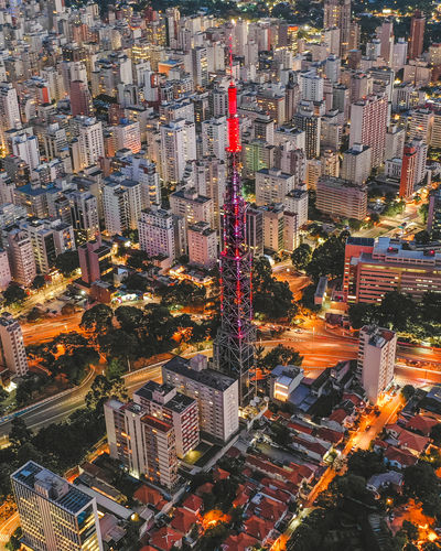 Aerial view of cityscape
