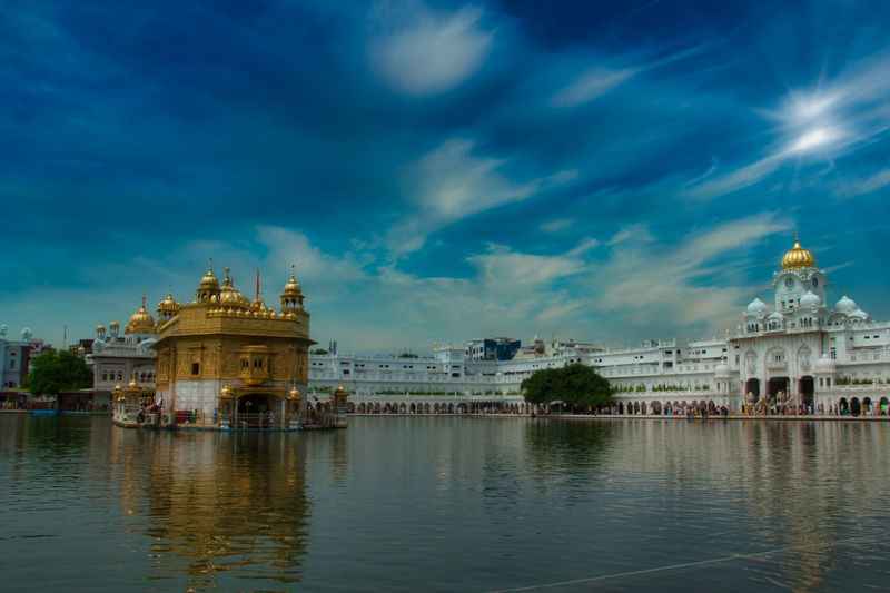 The golden temple in amritsar india 