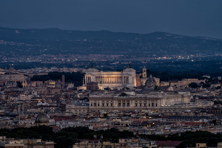 The great beauty of rome at dusk 