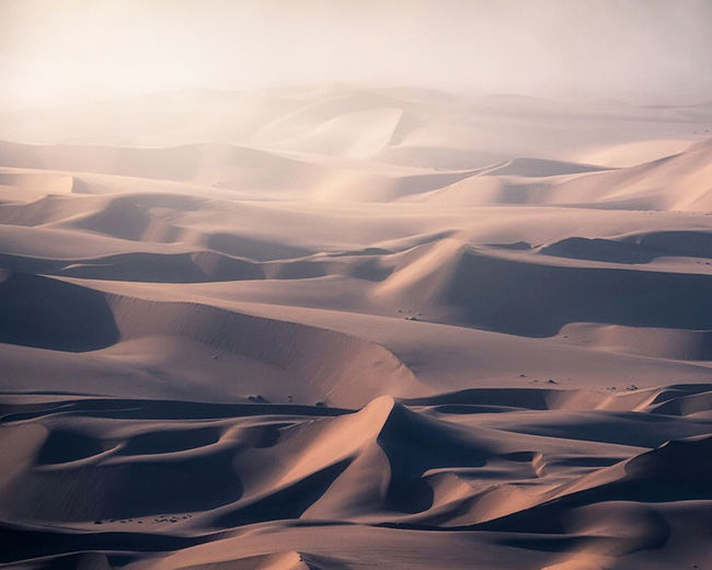 Full frame shot of desert land