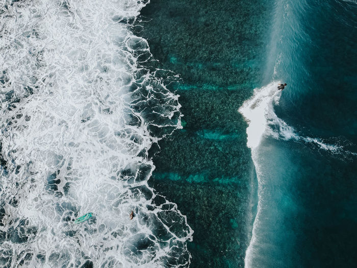 Surfing on maldives