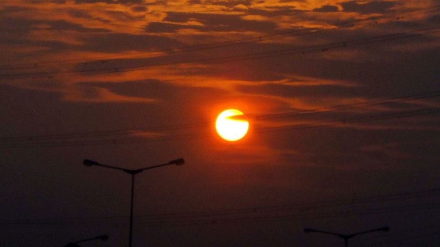 Scenic view of sunset
