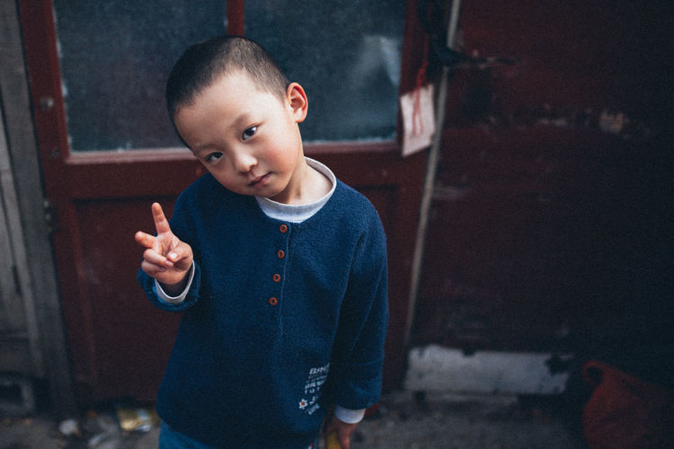 Portrait of boy