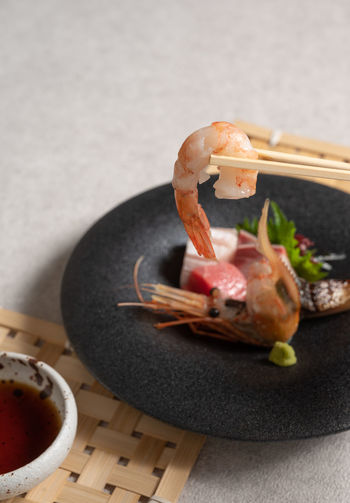 Close-up of food in plate