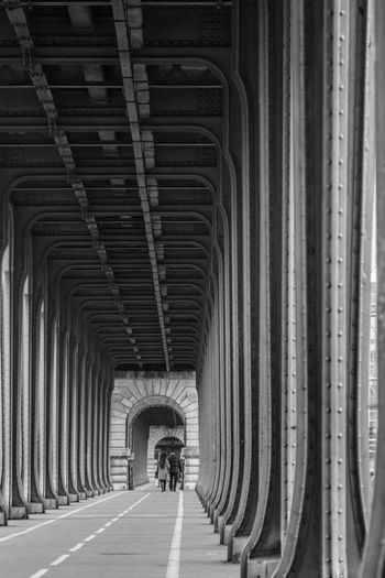 Interior of bridge