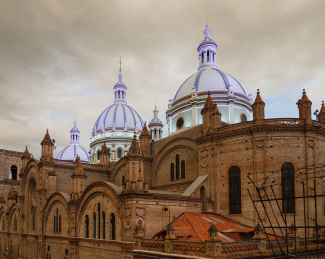 View of cathedral and buildings against sky