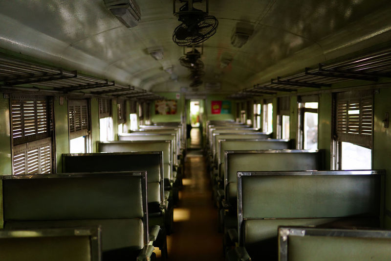Interior of train