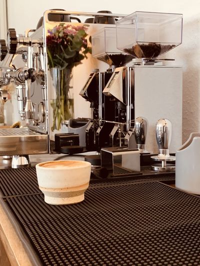 View of coffee in cafe