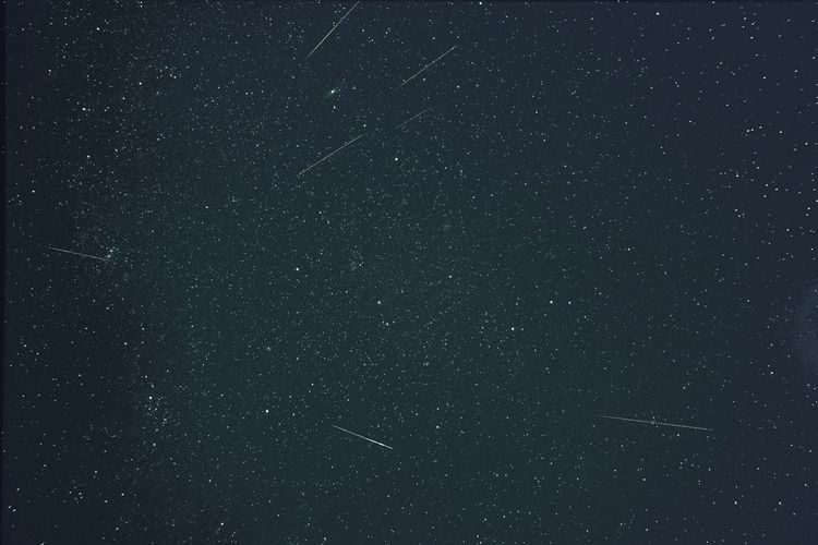 Low angle view of stars in sky at night