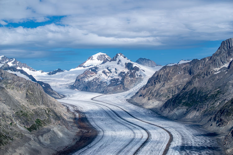Top of europa  on the aletsch glacier