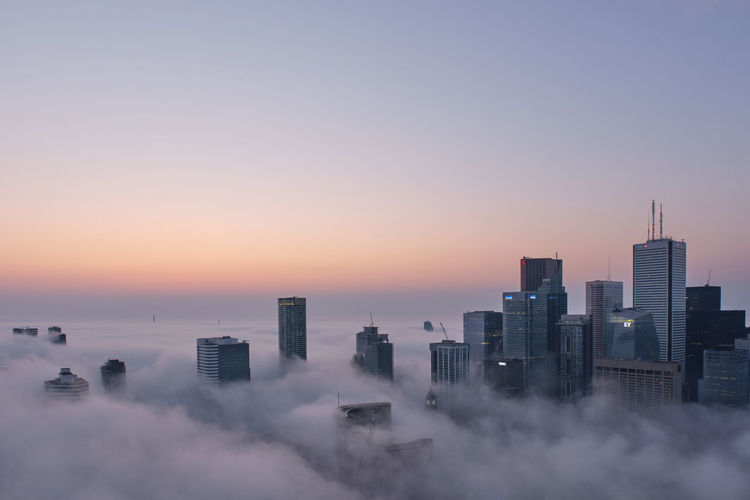 Over the clouds