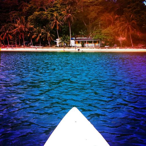 Scenic view of calm lake