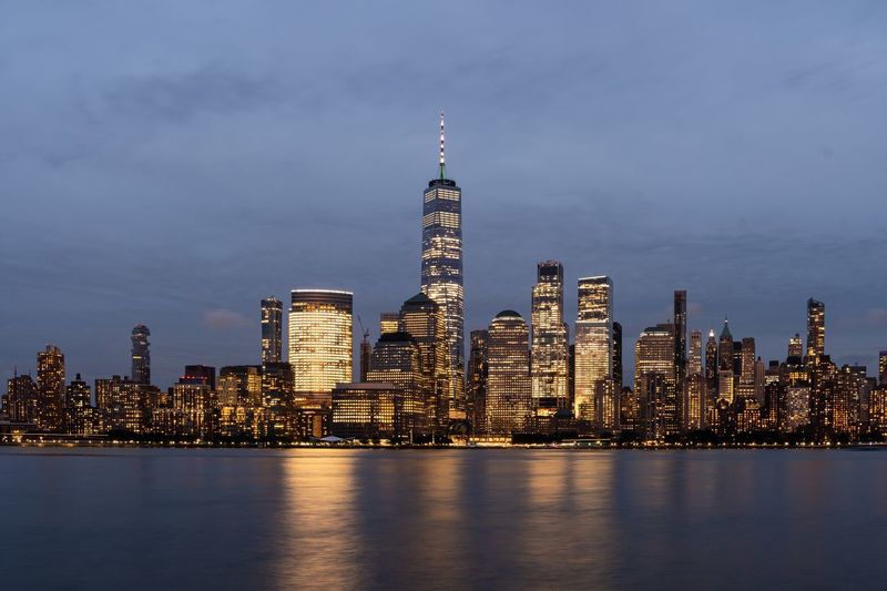 New york city skyline with freedom tower