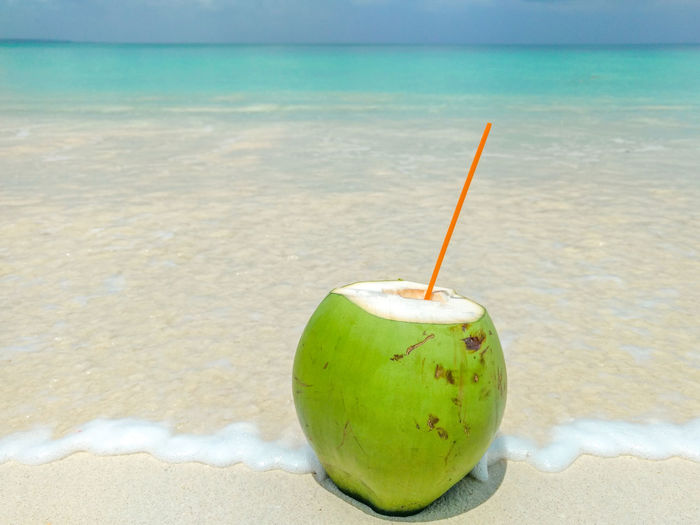 Coconut at beach