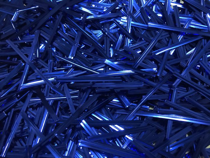 Full frame shot of metallic structure