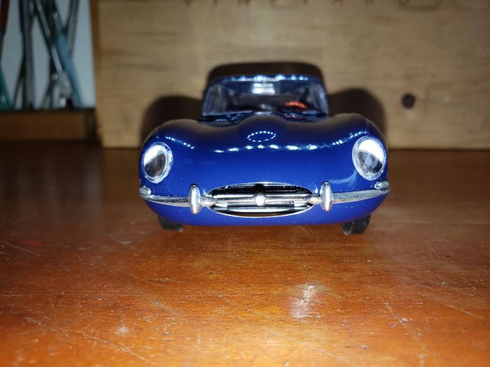 Close-up of toy car on table