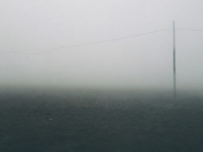 View of foggy weather